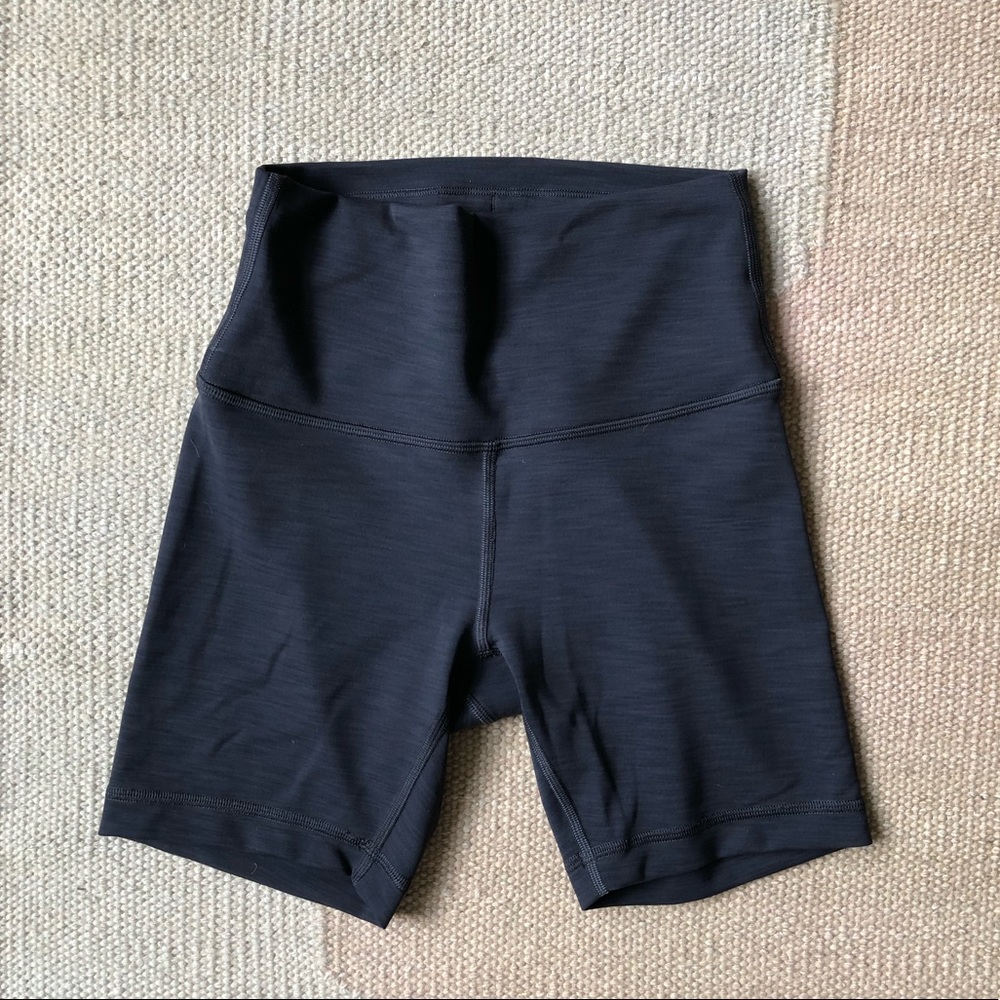 Lulu Lemon Gray Bike Shorts